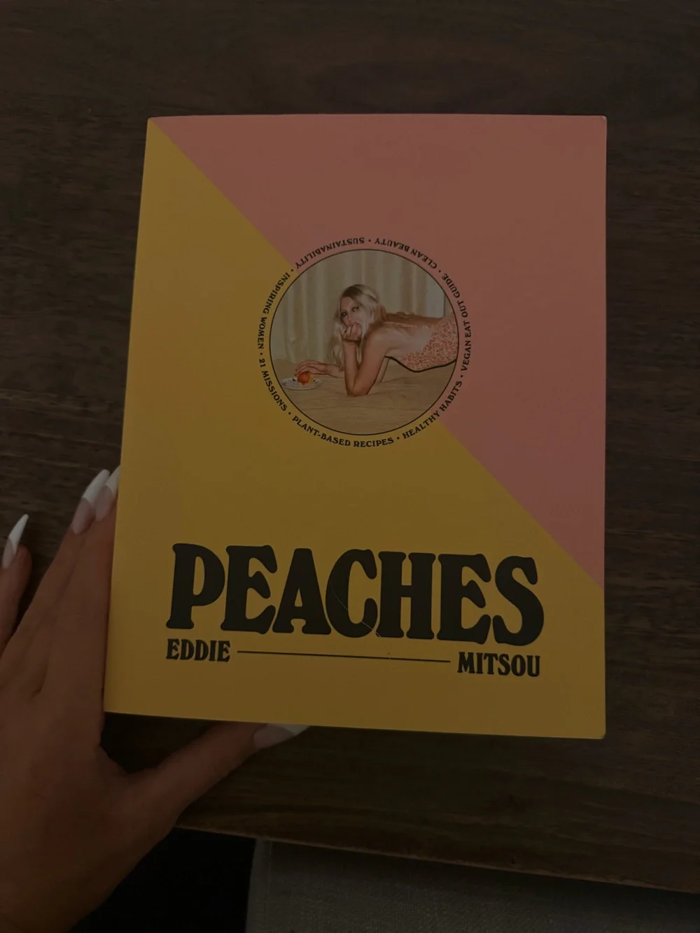 Peaches Uniforms Peaches Cookbook - Pink & Yellow Cover NWT great info inside